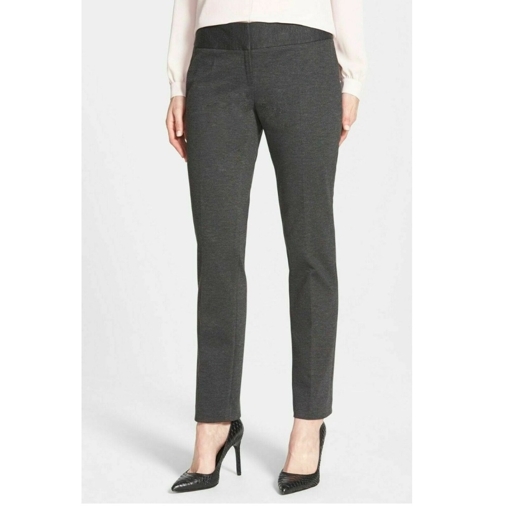 Vince Camuto NWT! Dark Grey Ponte Ankle Stretch Career Pant Size 10